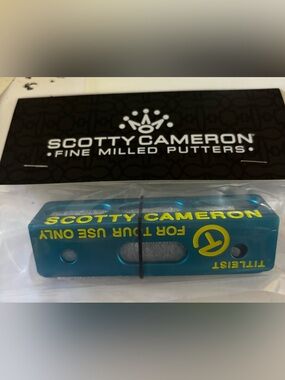 NWT Scotty Cameron Gallery Circle T Tour Putting Path Tool Training Turq Golf